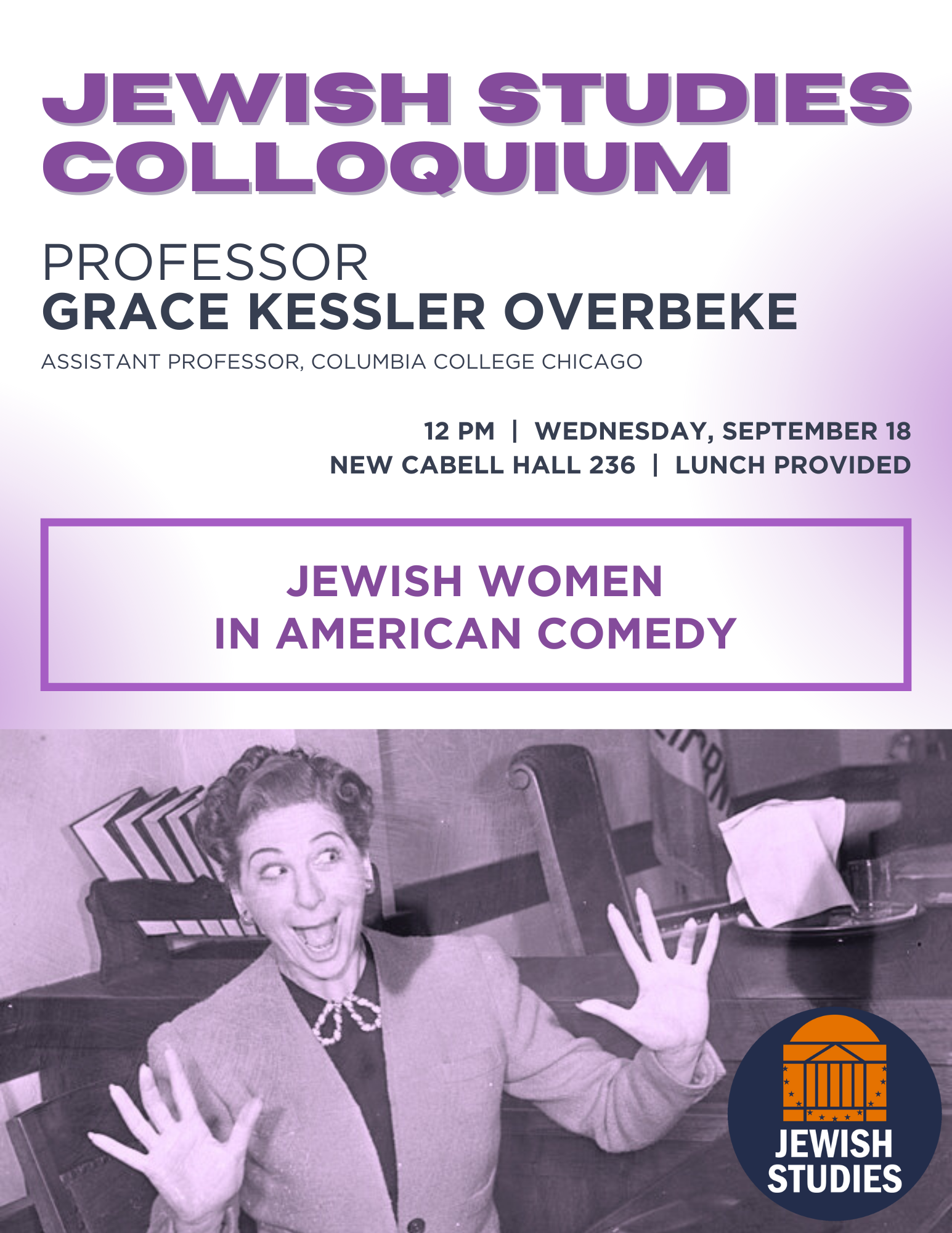 "Jewish Women in American Comedy"