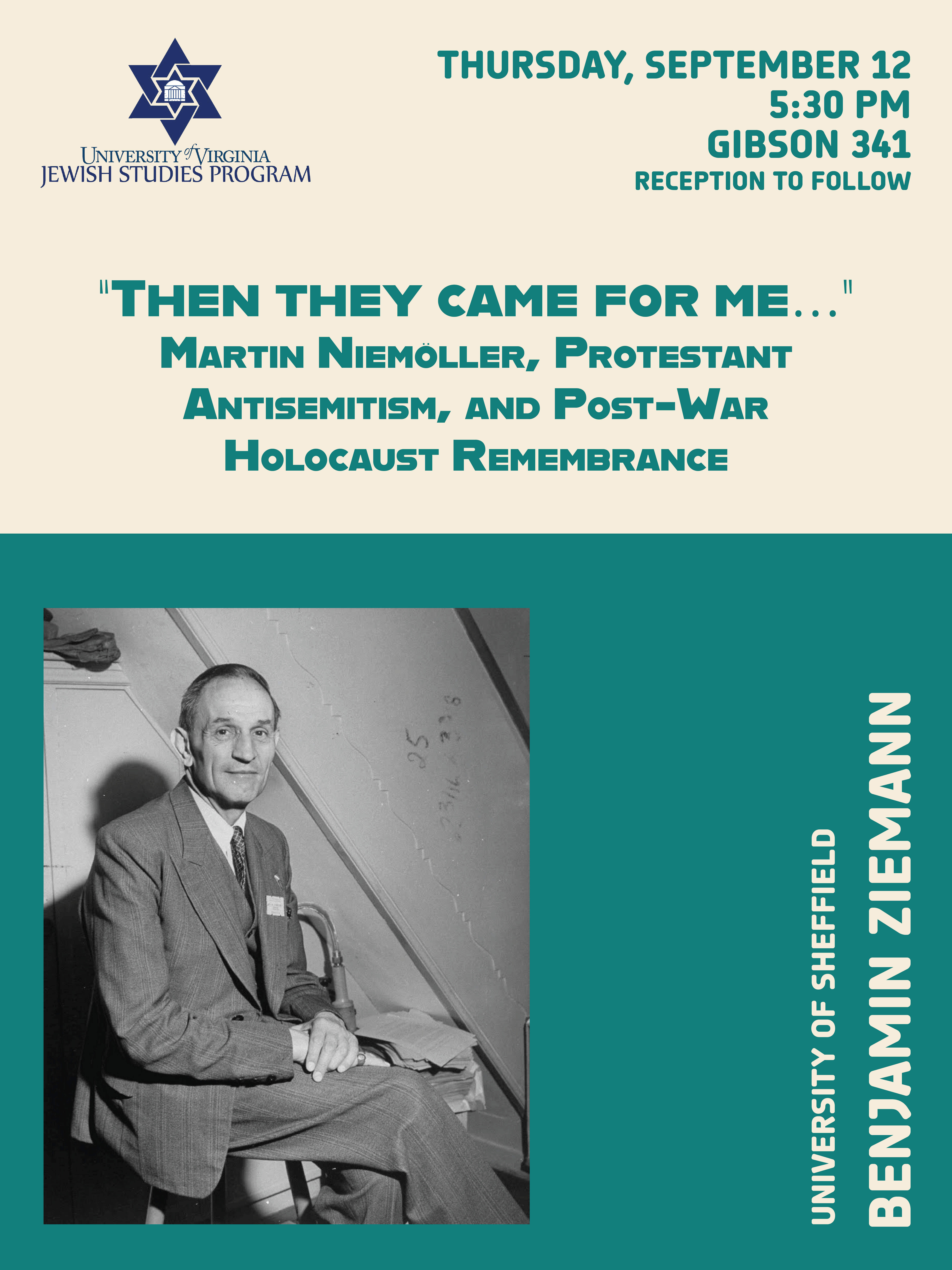 "'Then they came for me...': Martin Niemoller, Protestant Antisemitism, and Post-War Holocaust Remembrance"